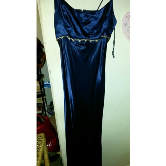 Satin gown
