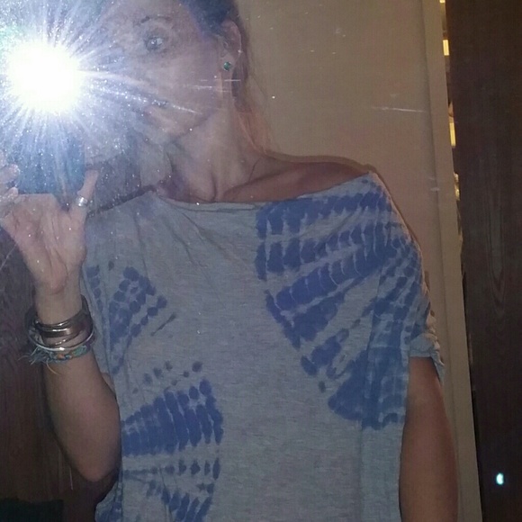 Young Fabulous & Broke worn in off shoulder top