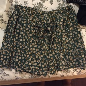 Green skirt