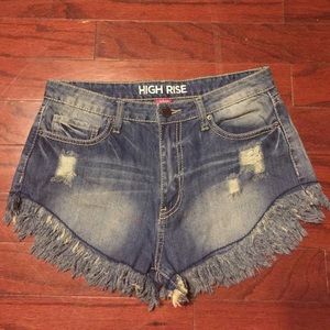 Jean cutoff shorts