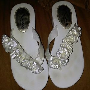 Nina wedding white sandal