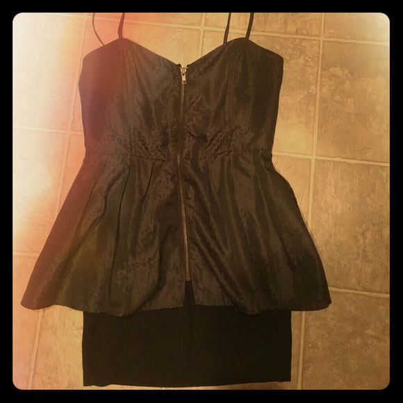 💗Black cheetah dress