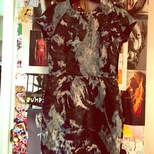 Zara Jaquard shift dress