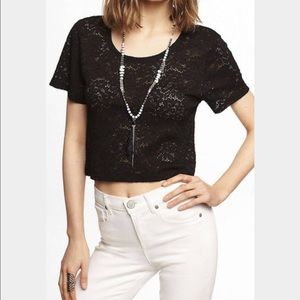 Black lace top