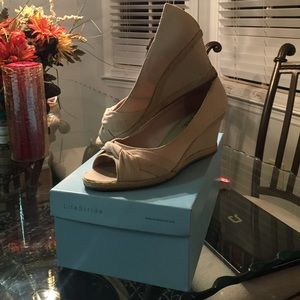 Life Stride peep toe wedge sandal
