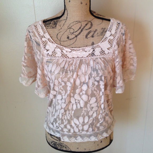 Charlotte Russe Tops - Lacy top