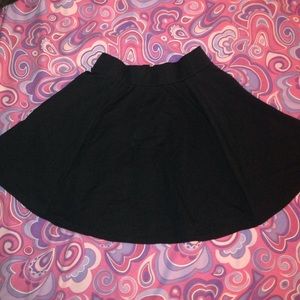 Black skater skirt