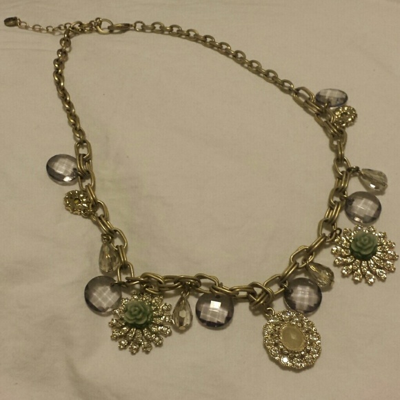 LOFT Statement Flower Necklace