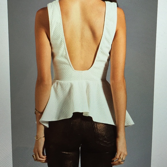 Backstage peplum top - Picture 2 of 3