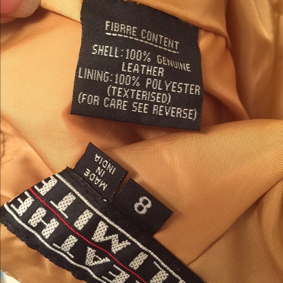 LEATHER LIMITED 100% Leather Pencil Skirt - Picture 4 of 4