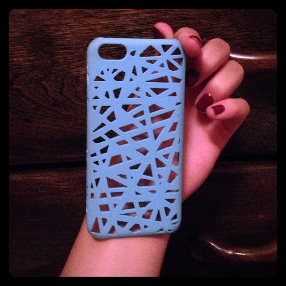 iPhone 5c case. Sky blue.