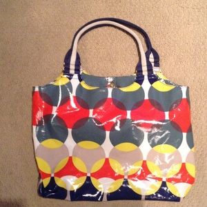 Multicolored overnight bag