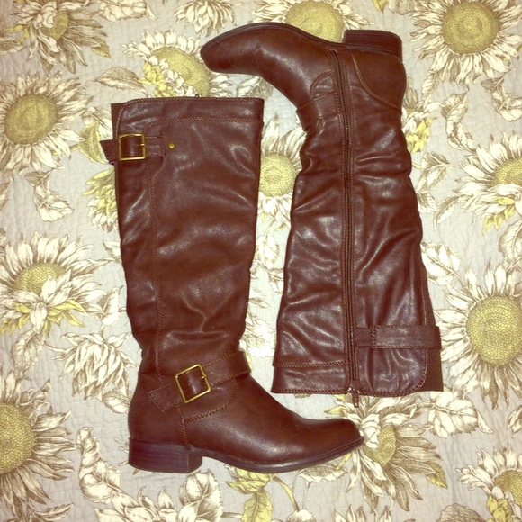 Call It Spring Dark Brown Riding Boots