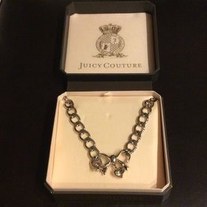 Juicy Couture Bow Necklace - Silver (new with tag)