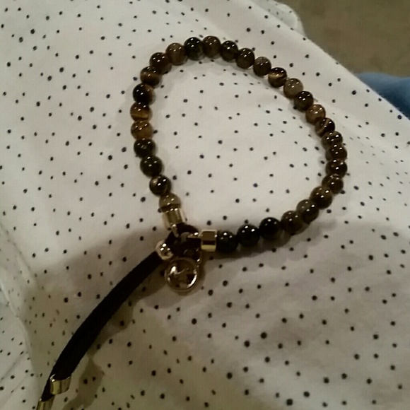 Beaded michael kors bracelet