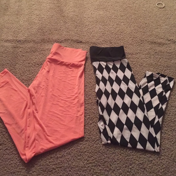 2 pair, Sheer, leggings.