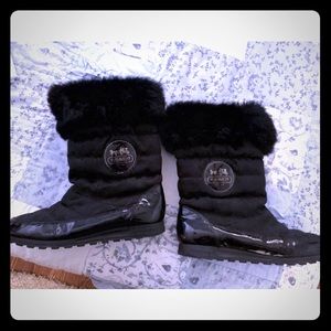 RARE Coach snow boots