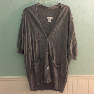 PAC SUN grey cardigan