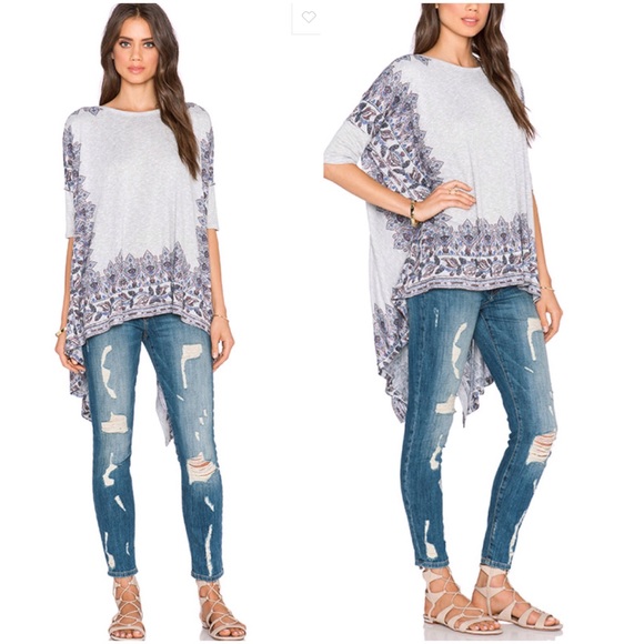 Free People Tops - ️SOLD In Bundle Free People Oversized Tunic poncho