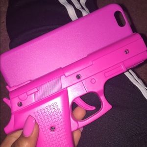 Pink gun iPhone 6 case