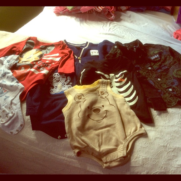 Disney Other - 7 piece clothing boy sizes baby to 18 months