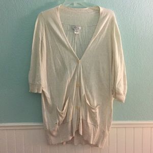 PAC SUN cream cardigan