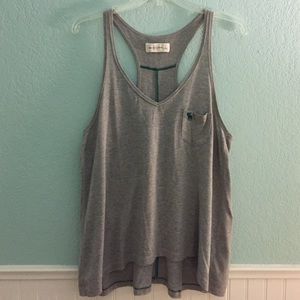 ABERCROMBIE grey tank