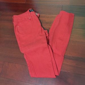 "Guess" Red Skinny Jeans