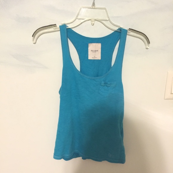 Blue gilly hicks tank top