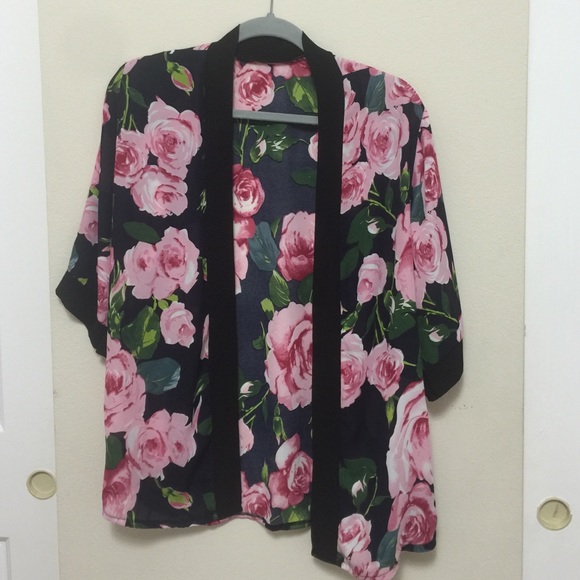 Floral cardigan KIMONO - Picture 3 of 4
