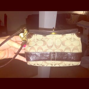 Coach wristlet