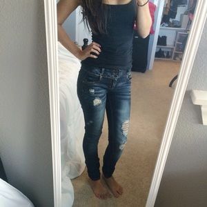 Charlotte Russe Boyfriend skinny jeans