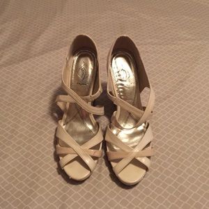Beige Wedges