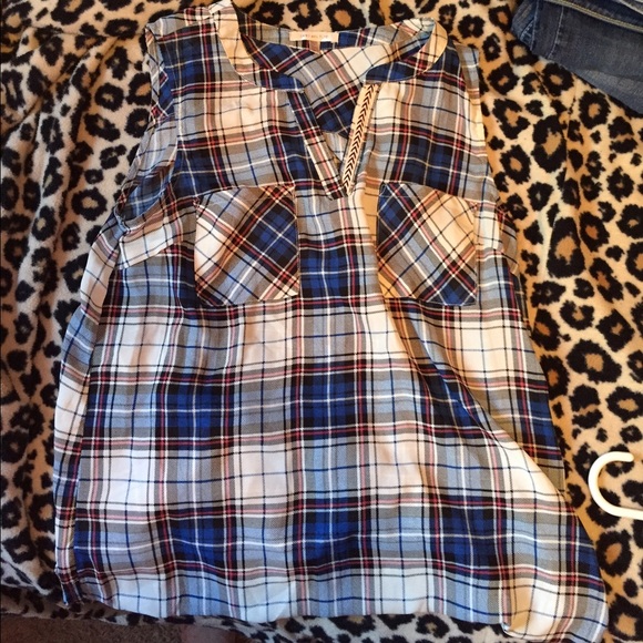 Flannel blouse