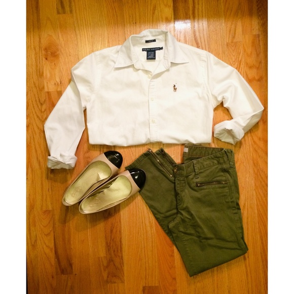 Ralph Lauren slim fit oxford shirt - sz 2