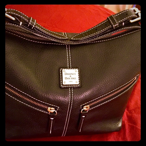 Dooney & Bourke black leather handbag