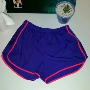 VICTORIA SECRETS: Campus Shorts in Plum