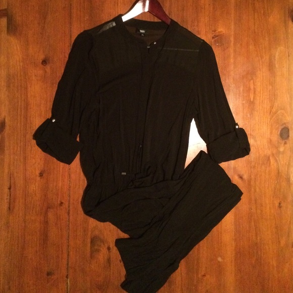 Black Leisure Jumpsuit