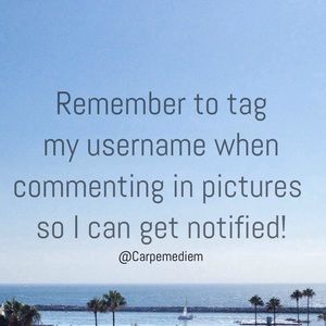 TAG ME IN YOUR COMMENT