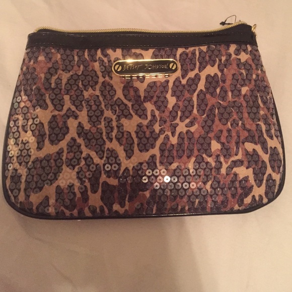 Betsey Johnson makeup bag/clutch