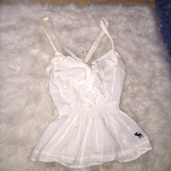Abercrombie kids cross back tank top