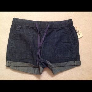 Forever 21 chinch waist denim shorts