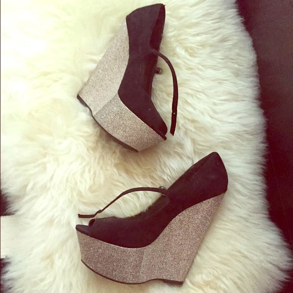 River Island Shoes River Island Glitter Platforms Poshmark