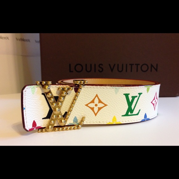 Louis Vuitton Initial Monogram Multicolor Belt - Picture 1 of 4
