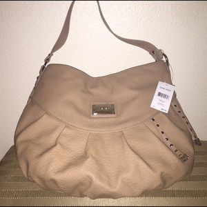 NWT-Nine West Caravan Shoulder Bag-latte/tan color