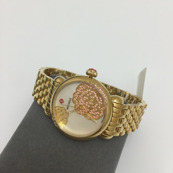 NWT MICHELE Limited Edition CSXJardin Gold Diamond - Picture 3 of 4