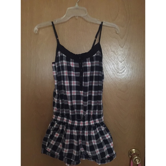 Plaid Abercrombie Romper
