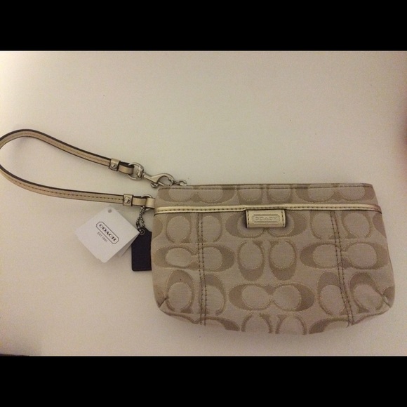 Gold Coach Wallet