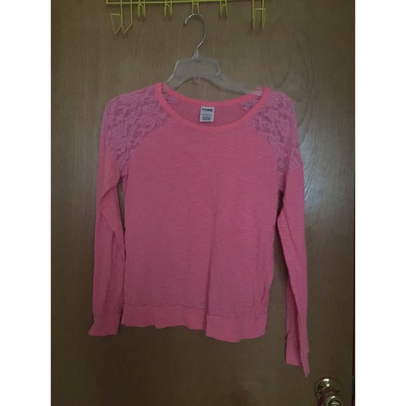 Peach long sleeve shirt