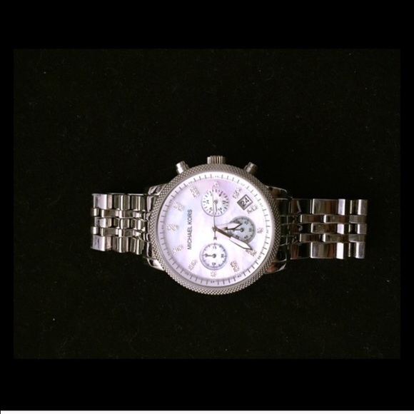 Micheal kors authentic mother of pearl watch